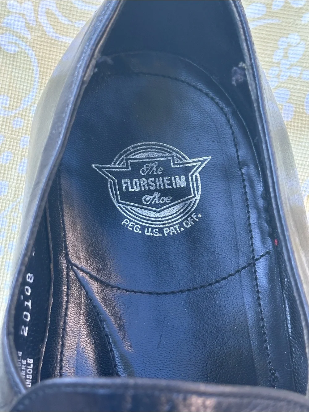 Florsheim VTG Black Leather Tassel Loafers